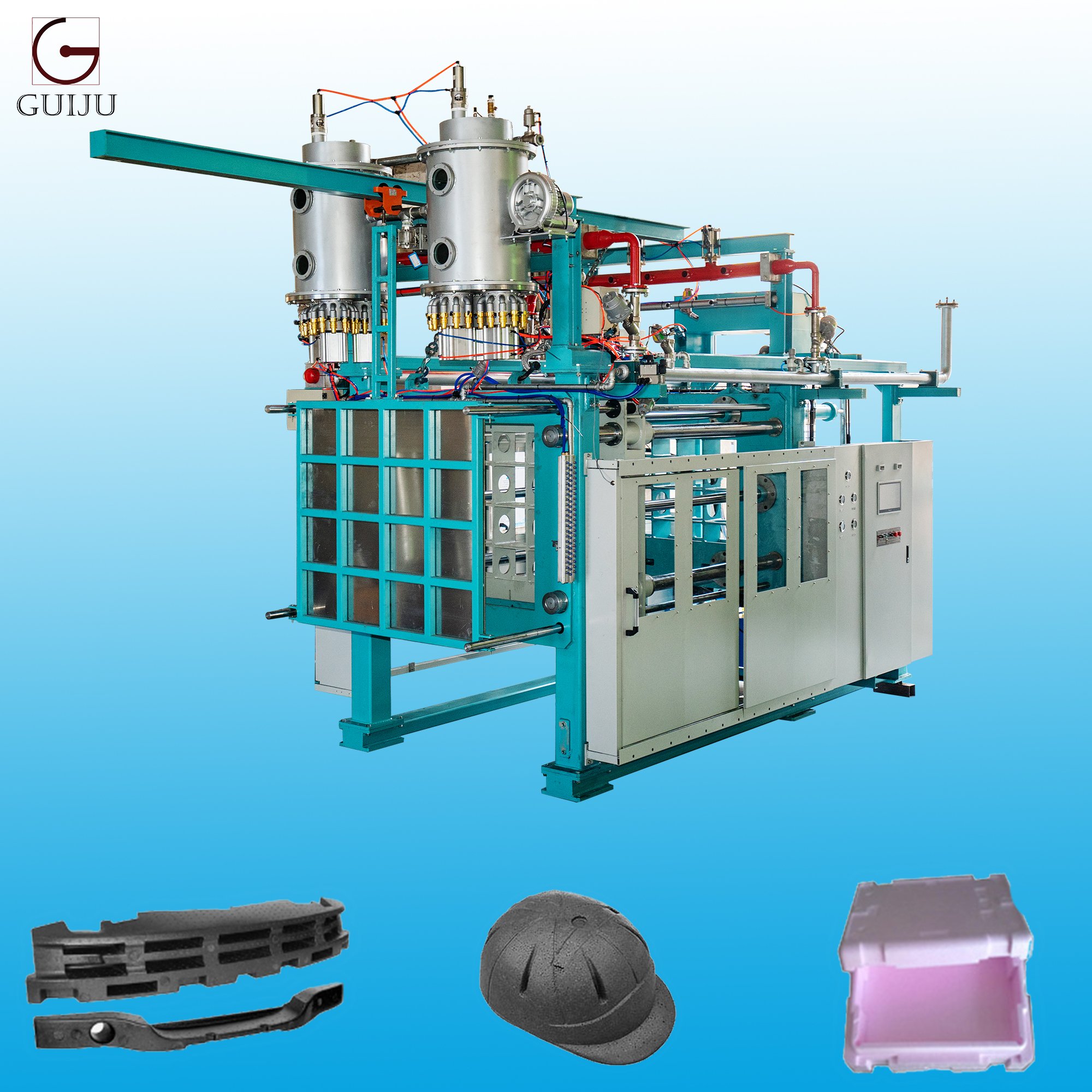GUIJU EPP Foam Machinery EPP Shape Molding Machine Innovative Packaging Box Machine Car Bumper Production Line